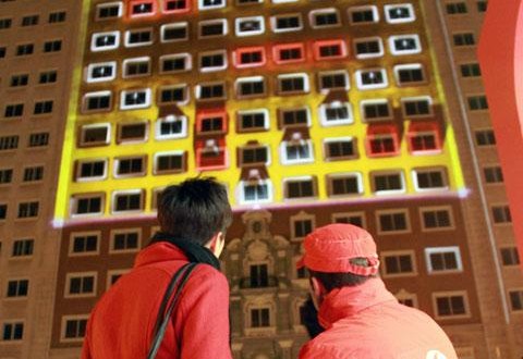 Vodafone: el primer mapping interactivo de España