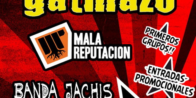 El MAREA ROCK, repite en Aspe (Alicante) el 4 de octubre.Primeras confirmaciones Gatillazo, Banda Jachis, Mala Reputación…