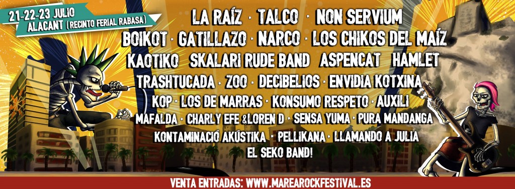 Cartel MareaRock 2016 Babalugroup