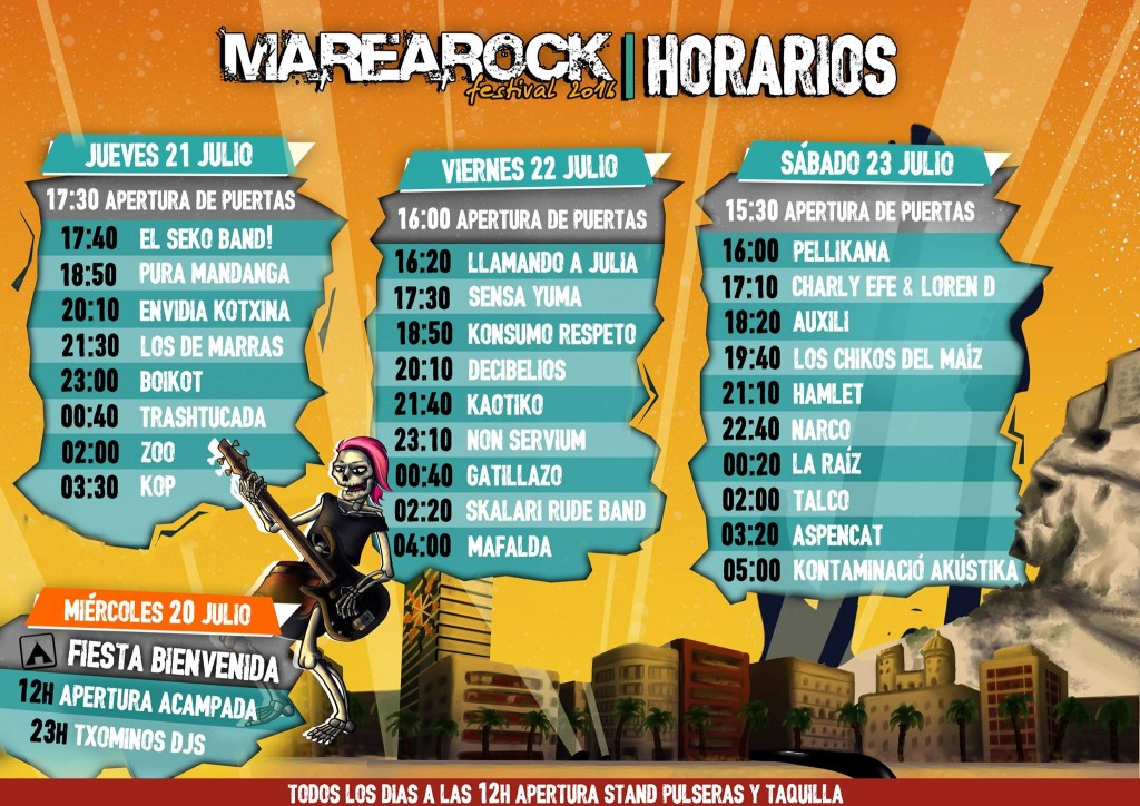HORARIOS